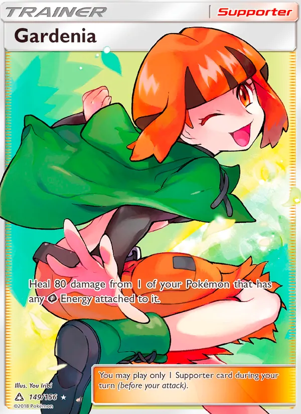 Gardenia card from Ultra Prism, number 149/156