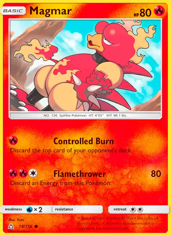 Kartu Magmar dari Ultra Prism, nomor 18/156