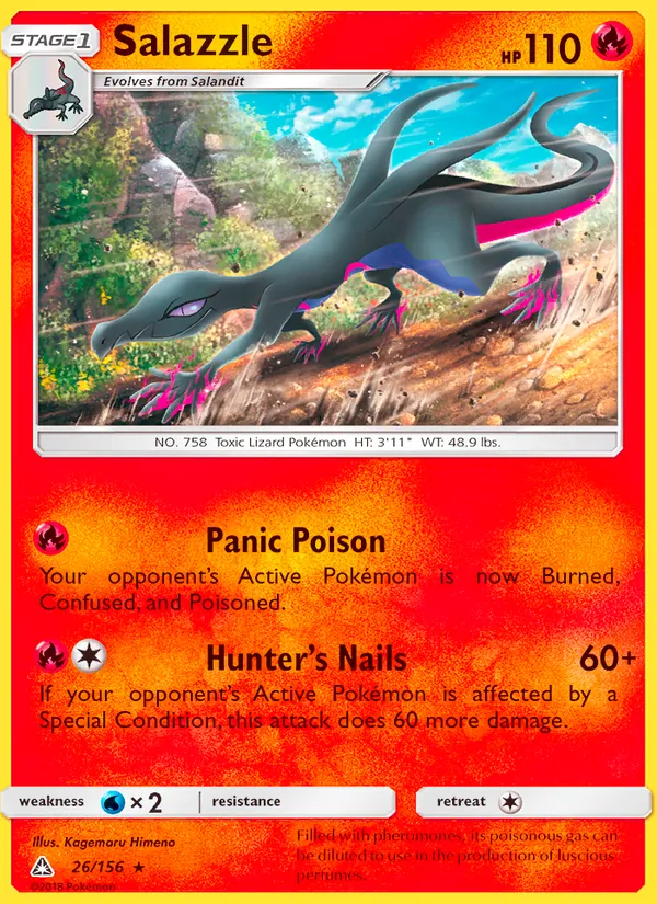Kartu Salazzle dari Ultra Prism, nomor 26/156