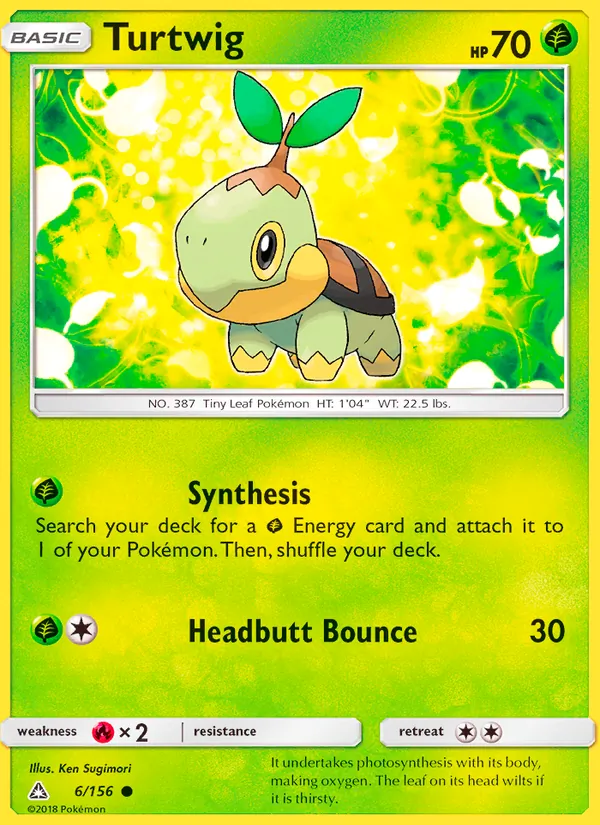 Kaart Turtwig uit Ultra Prism, nummer 6/156