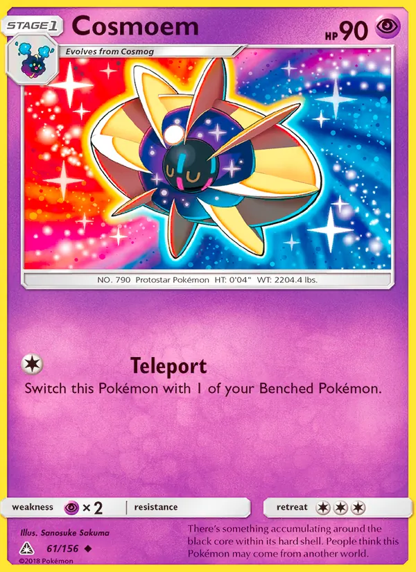 Kaart Cosmoem uit Ultra Prism, nummer 61/156