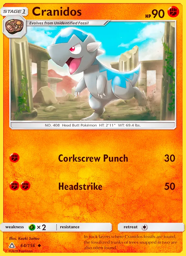 Kartu Cranidos dari Ultra Prism, nomor 64/156