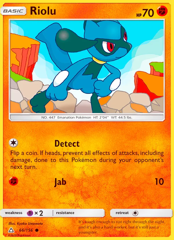 Kaart Riolu uit Ultra Prism, nummer 66/156