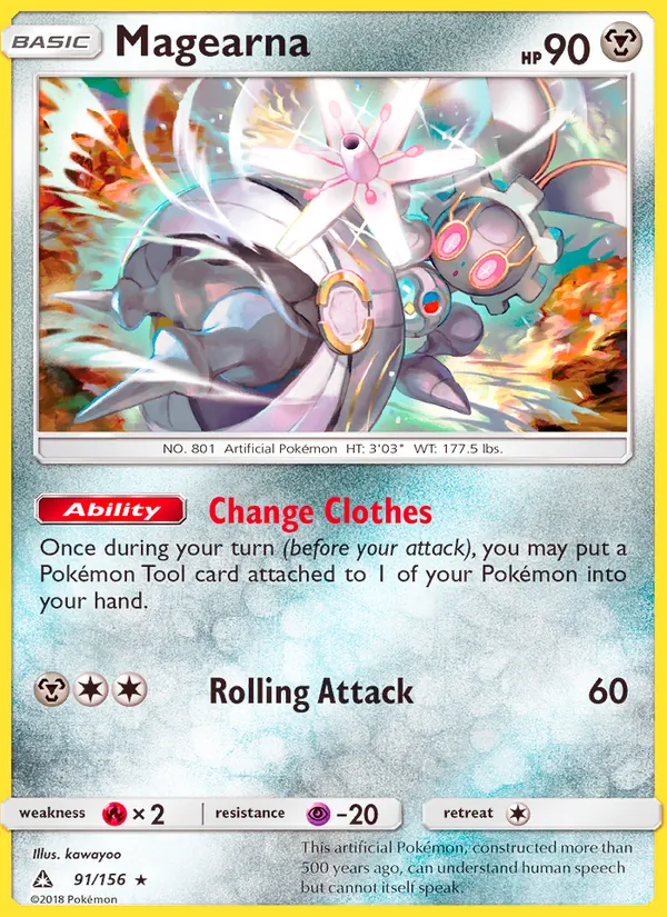Kartu Magearna dari Ultra Prism, nomor 91/156