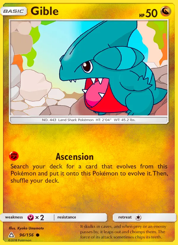 Kartu Gible dari Ultra Prism, nomor 96/156