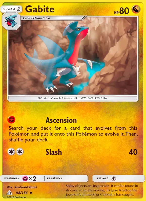 Kaart Gabite uit Ultra Prism, nummer 98/156