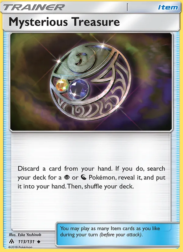 Kaart Mysterious Treasure uit Forbidden Light, nummer 113/131