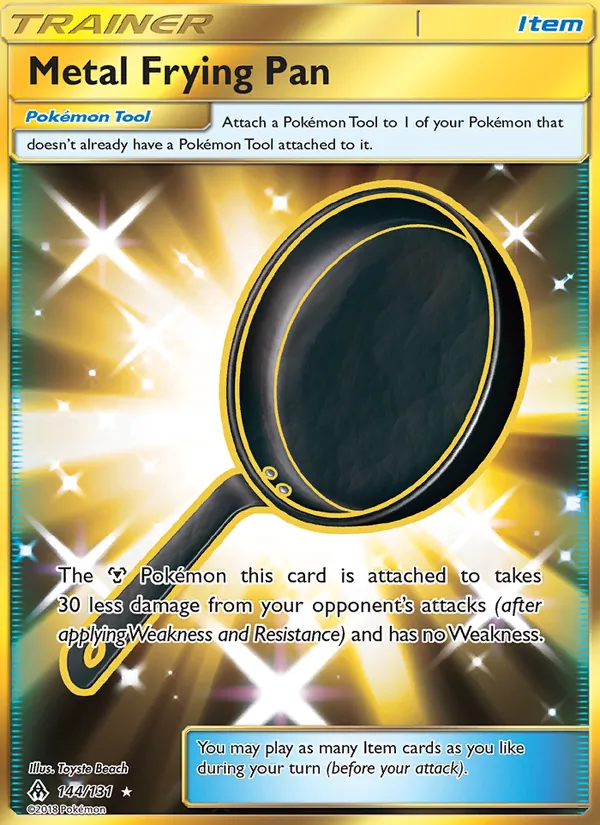 Metal Frying Pan card from Forbidden Light, number 144/131