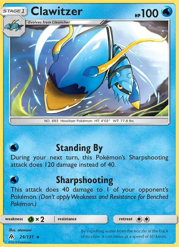 Kaart Clawitzer uit Forbidden Light, nummer 26/131