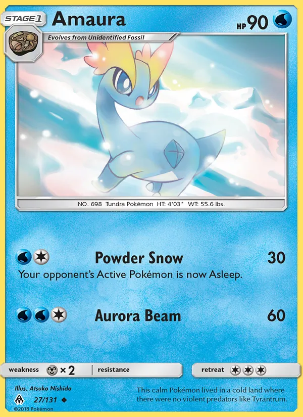 Amaura card from Forbidden Light, number 27/131