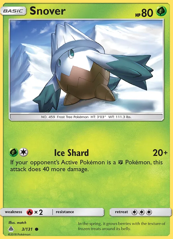 Kartu Snover dari Forbidden Light, nomor 3/131