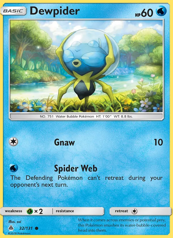 Kaart Dewpider uit Forbidden Light, nummer 32/131