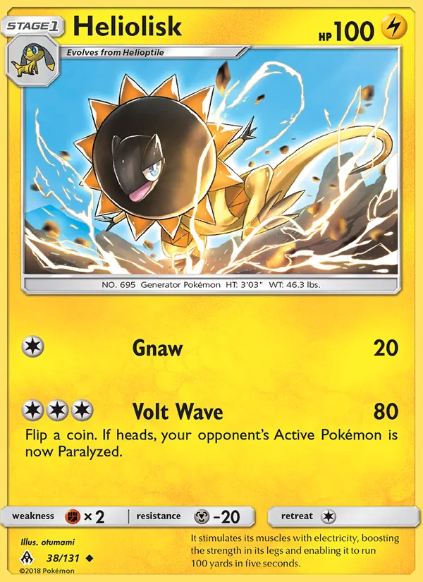 Kaart Heliolisk uit Forbidden Light, nummer 38/131