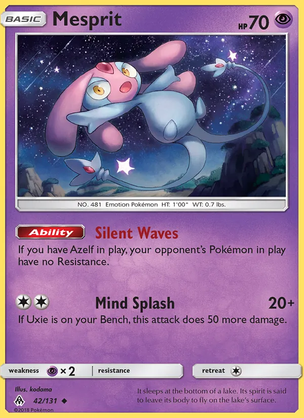 Kaart Mesprit uit Forbidden Light, nummer 42/131