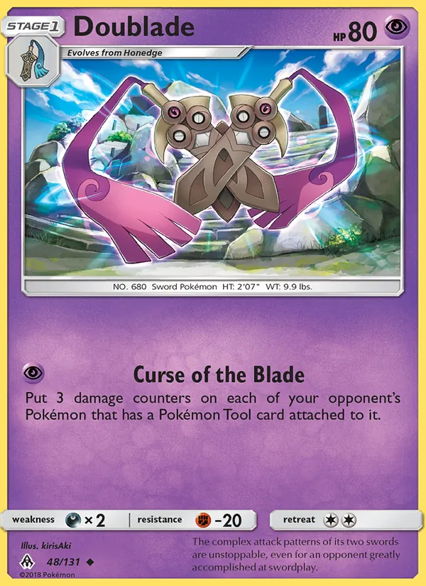 Kartu Doublade dari Forbidden Light, nomor 48/131