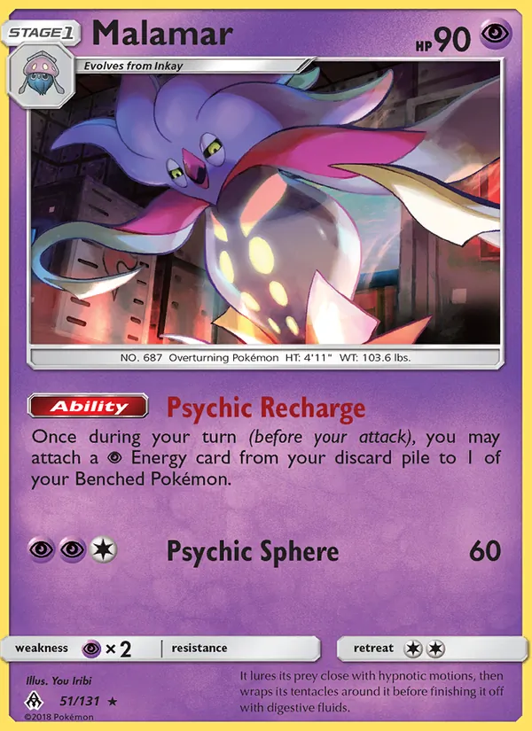 Kartu Malamar dari Forbidden Light, nomor 51/131