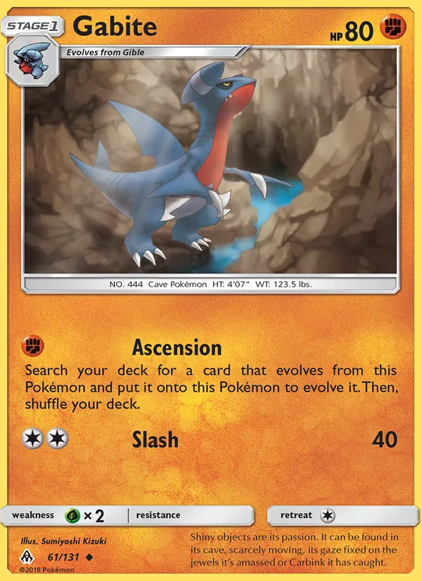 Kaart Gabite uit Forbidden Light, nummer 61/131