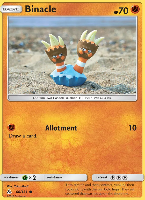 Kaart Binacle uit Forbidden Light, nummer 66/131