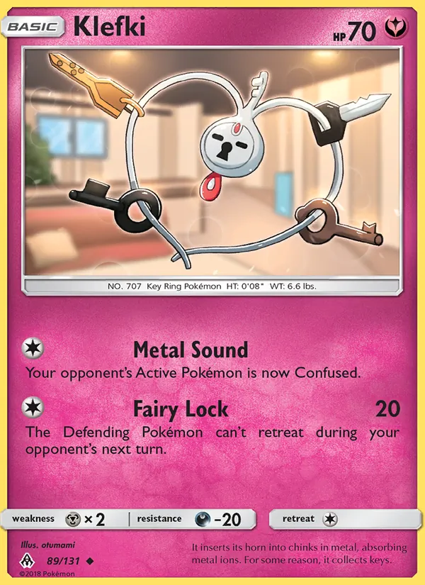 Kartu Klefki dari Forbidden Light, nomor 89/131