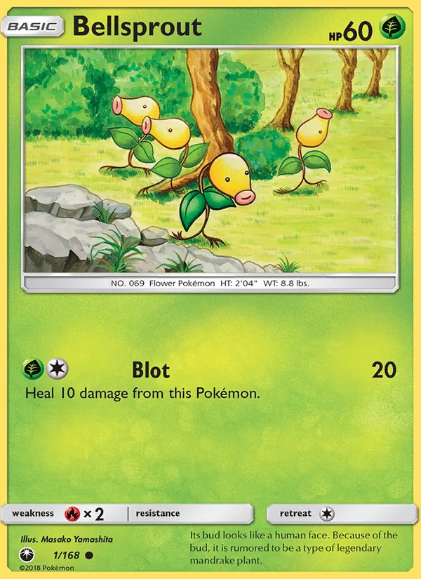 Kaart Bellsprout uit Celestial Storm, nummer 1/168