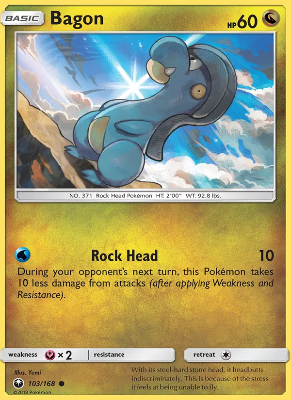 Kartu Bagon dari Celestial Storm, nomor 103/168