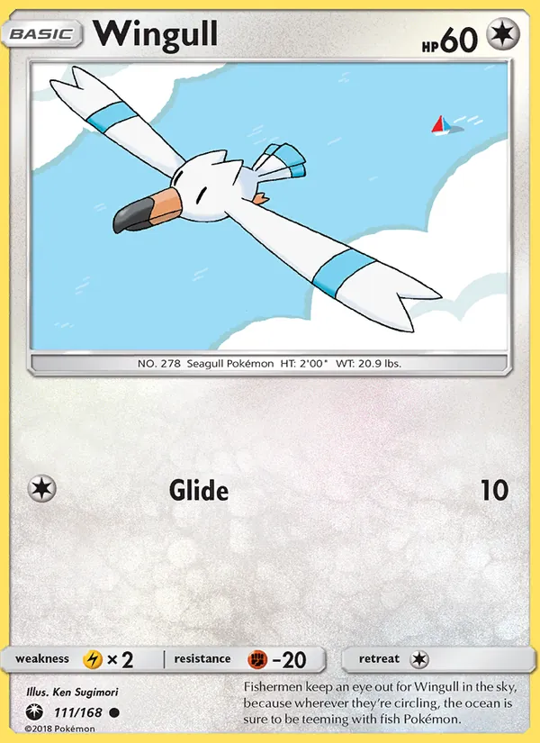 Kartu Wingull dari Celestial Storm, nomor 111/168