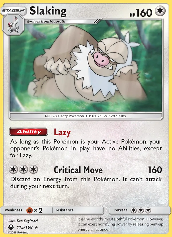 Kaart Slaking uit Celestial Storm, nummer 115/168