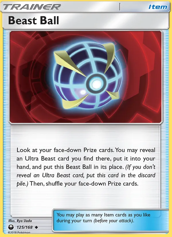 Kaart Beast Ball uit Celestial Storm, nummer 125/168