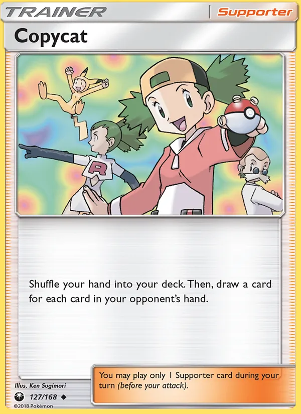 Kartu Copycat dari Celestial Storm, nomor 127/168