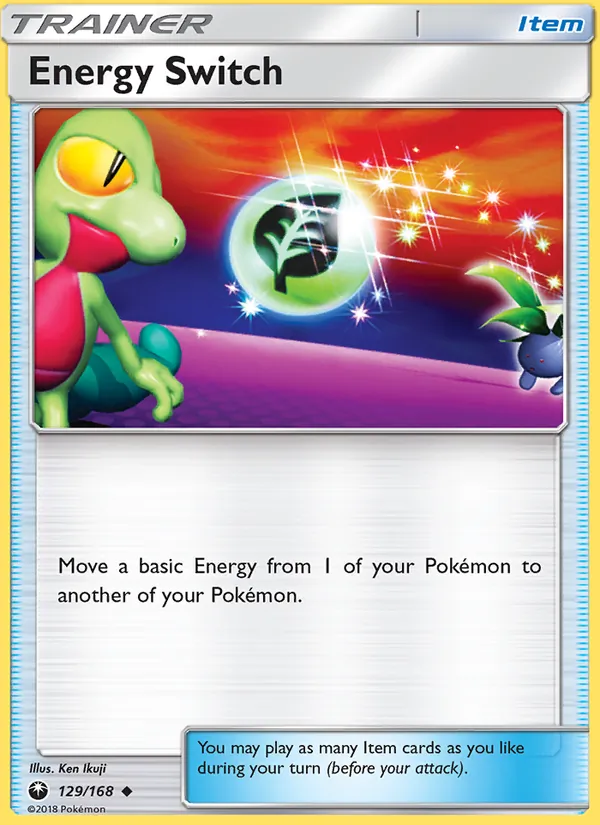 Kaart Energy Switch uit Celestial Storm, nummer 129/168
