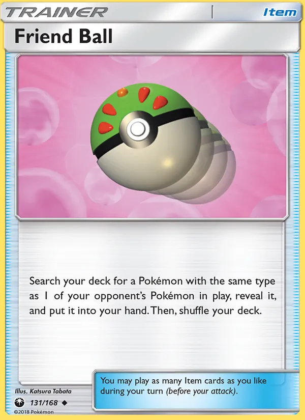 Kaart Friend Ball uit Celestial Storm, nummer 131/168