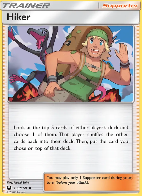 Kartu Hiker dari Celestial Storm, nomor 133/168