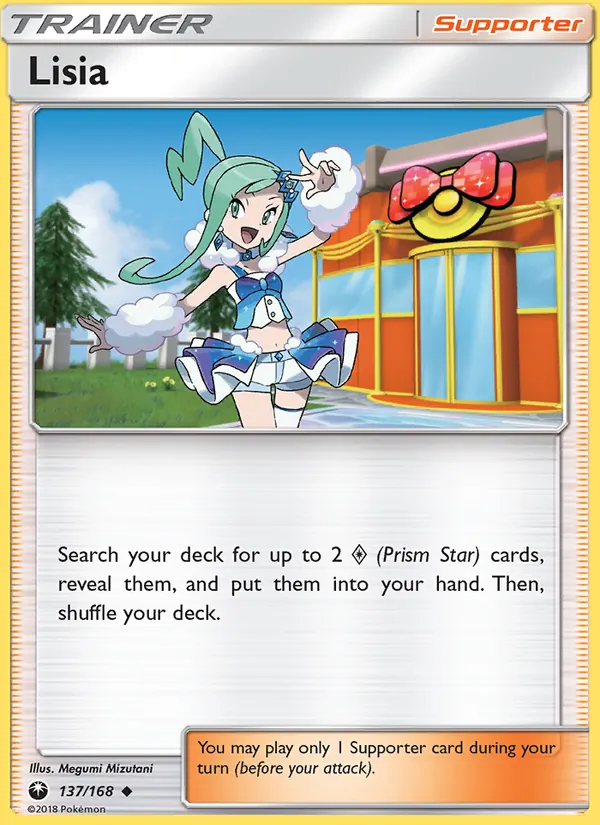 Kartu Lisia dari Celestial Storm, nomor 137/168
