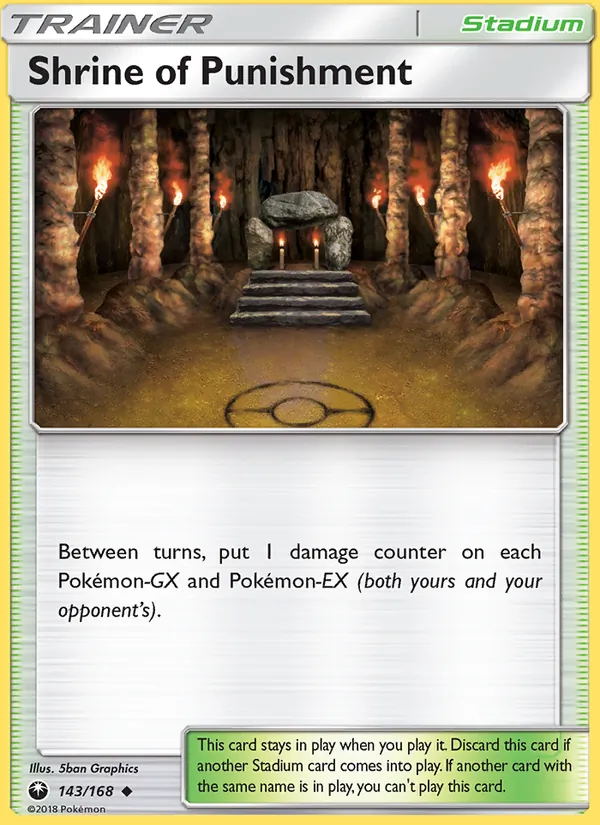 Kartu Shrine of Punishment dari Celestial Storm, nomor 143/168