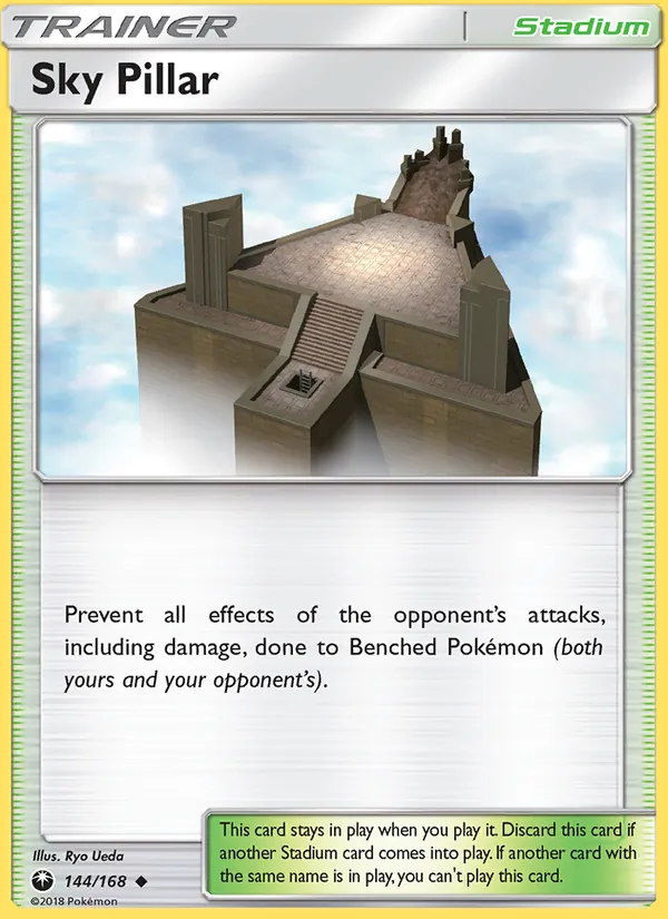 Kartu Sky Pillar dari Celestial Storm, nomor 144/168