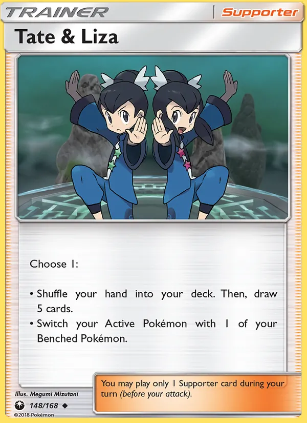Kartu Tate & Liza dari Celestial Storm, nomor 148/168