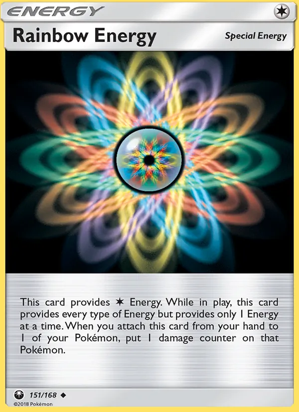 Kartu Rainbow Energy dari Celestial Storm, nomor 151/168