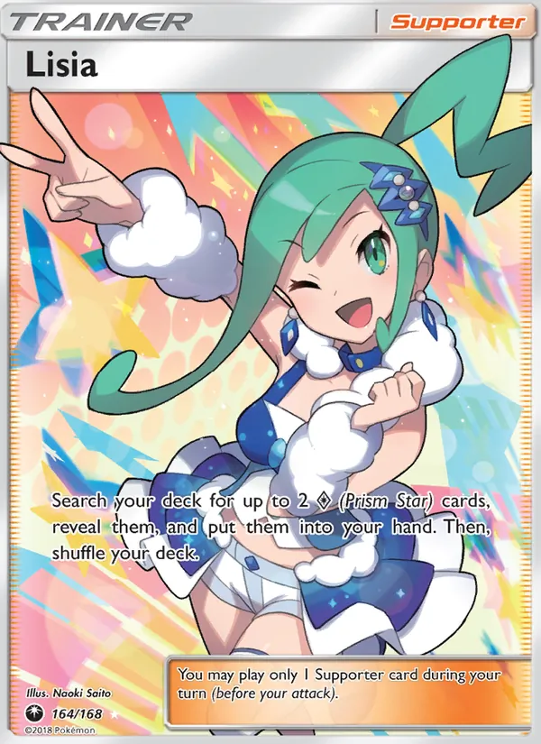 Lisia card from Celestial Storm, number 164/168