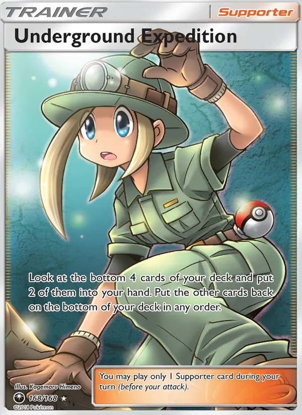 Underground Expedition card from Celestial Storm, number 168/168