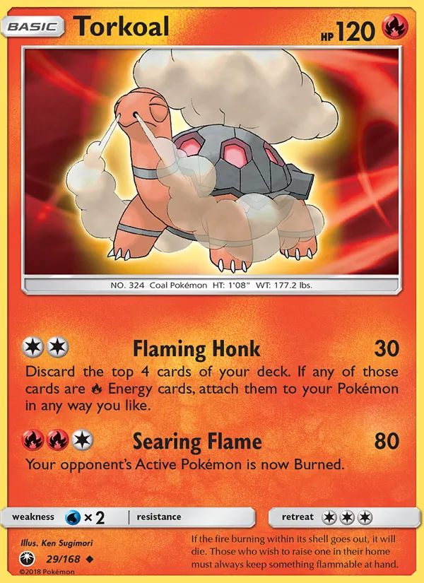 Kaart Torkoal uit Celestial Storm, nummer 29/168