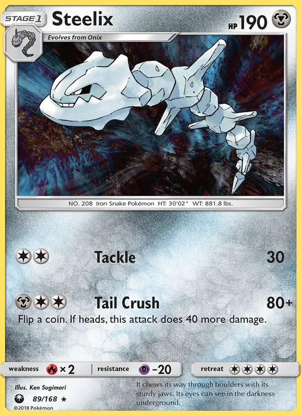 Kaart Steelix uit Celestial Storm, nummer 89/168