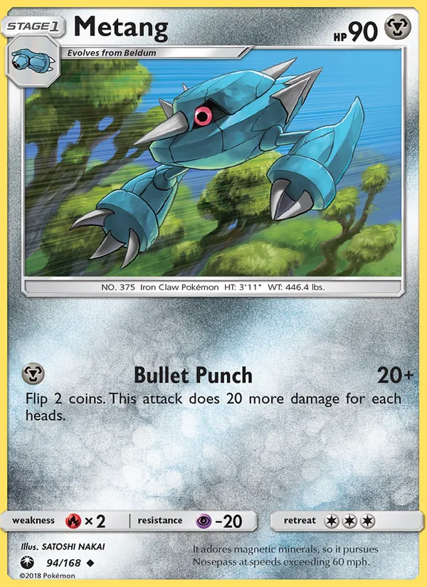 Kartu Metang dari Celestial Storm, nomor 94/168