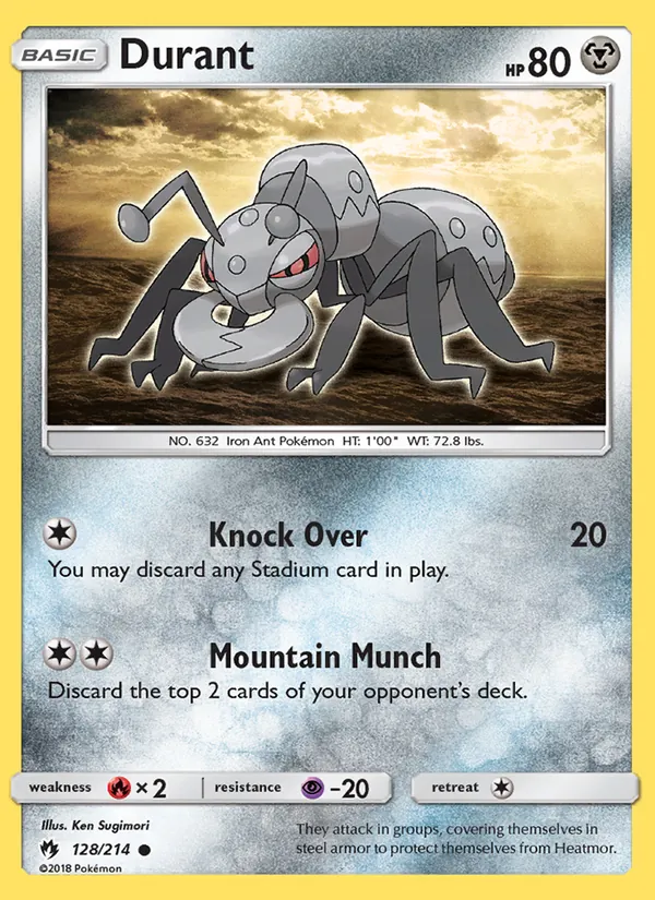 Kartu Durant dari Lost Thunder, nomor 128/214