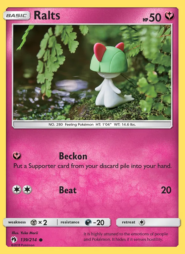 Kaart Ralts uit Lost Thunder, nummer 139/214