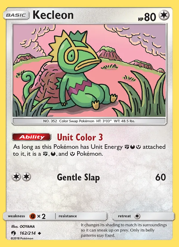 Kaart Kecleon uit Lost Thunder, nummer 162/214