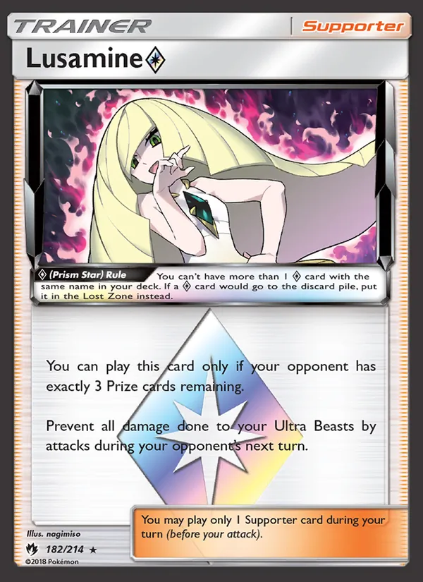 Kaart Lusamine ◇ uit Lost Thunder, nummer 182/214