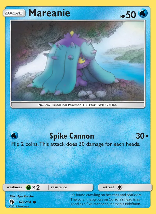 Kartu Mareanie dari Lost Thunder, nomor 68/214