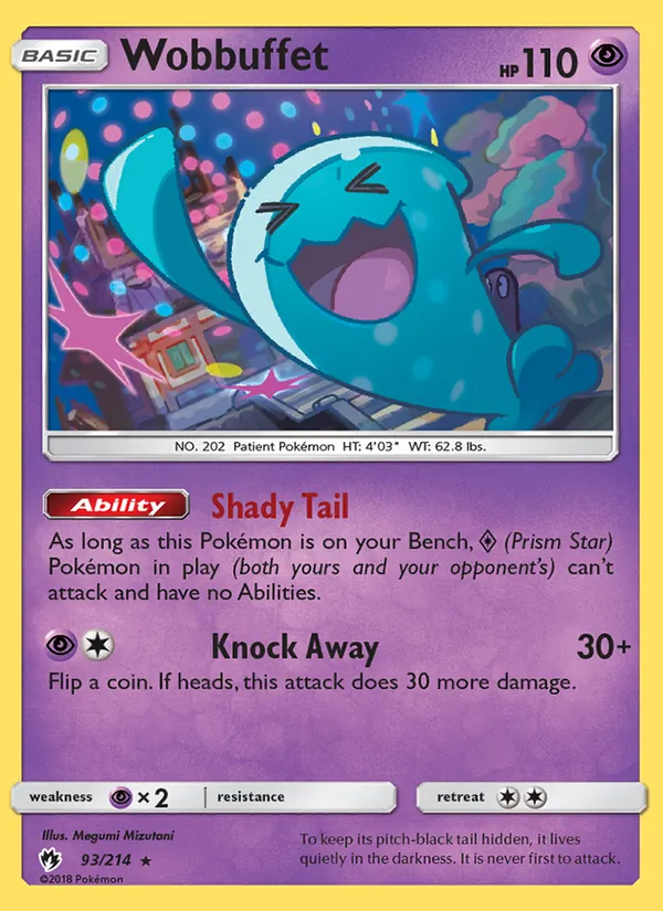 Kaart Wobbuffet uit Lost Thunder, nummer 93/214