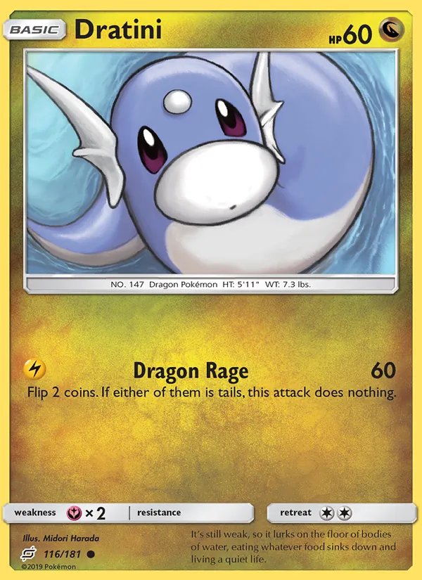 Kartu Dratini dari Team Up, nomor 116/181
