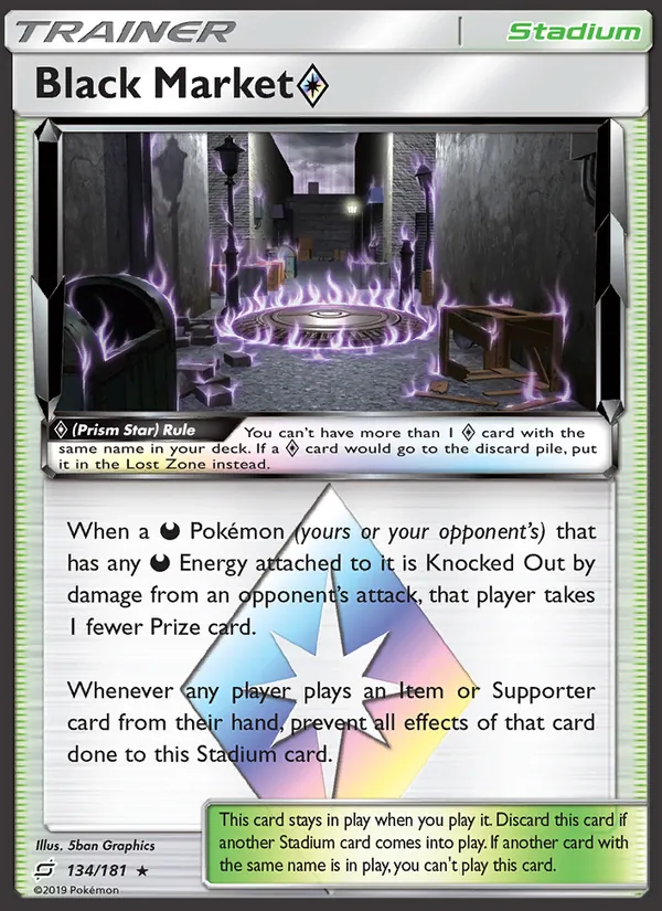 Kaart Black Market ◇ uit Team Up, nummer 134/181